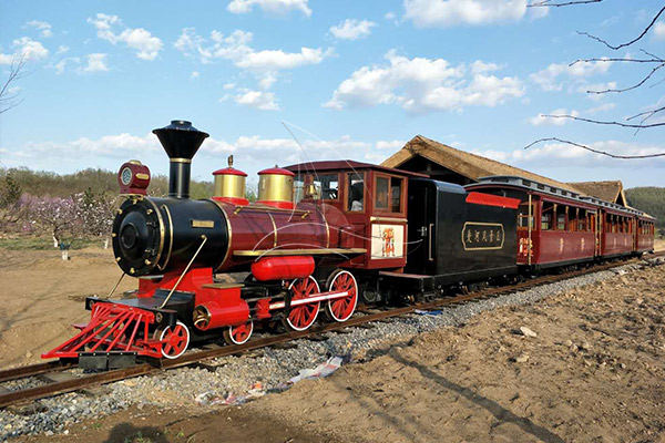 How Should a Vintage Amusement Park Train Route Be Planned to Keep Families on Board Longer?